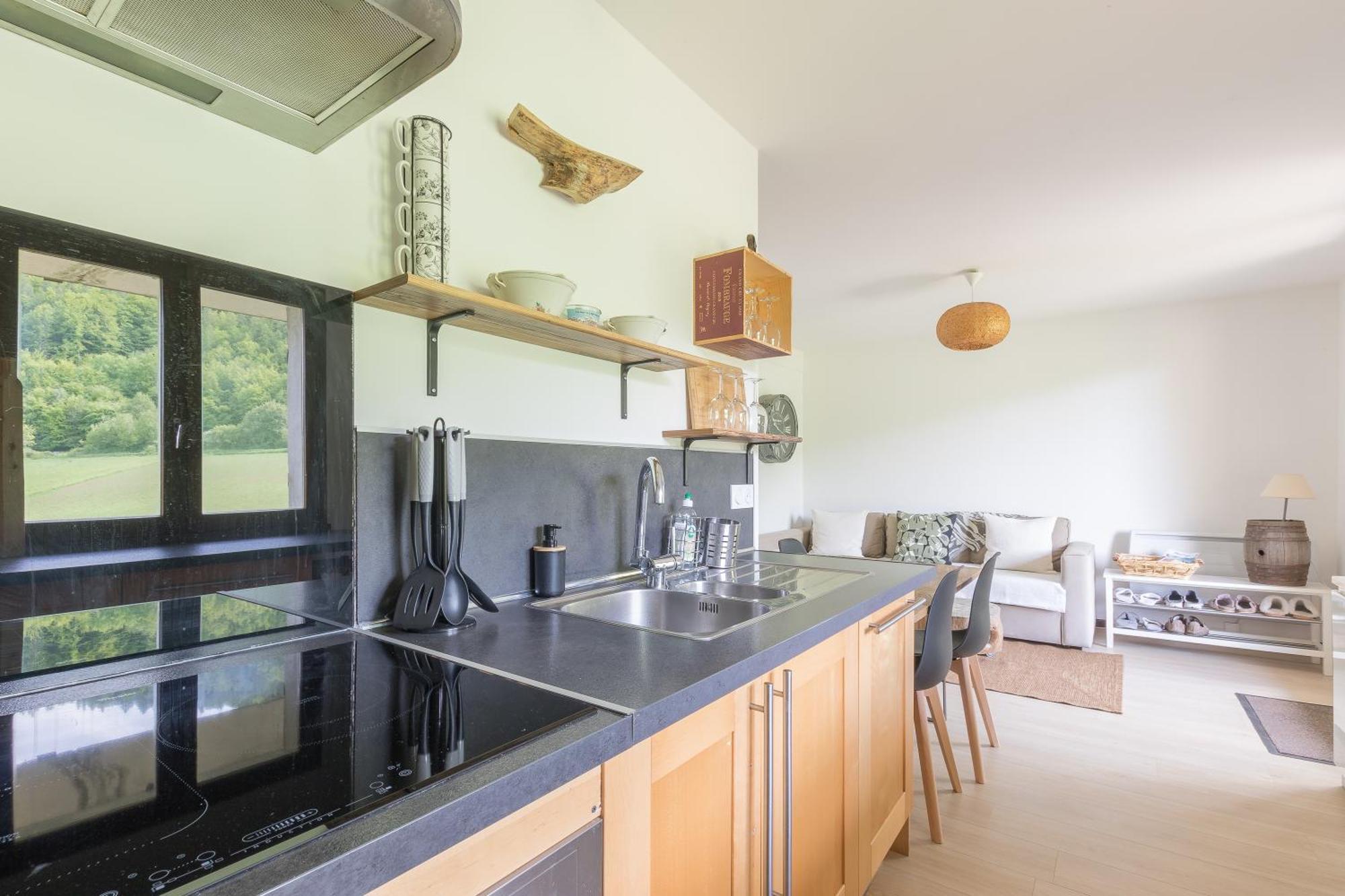 L'Endroit - Au Pied De La Station Apartment แซงต์-เลแฌร์-เลส์-เมแลซ ภายนอก รูปภาพ